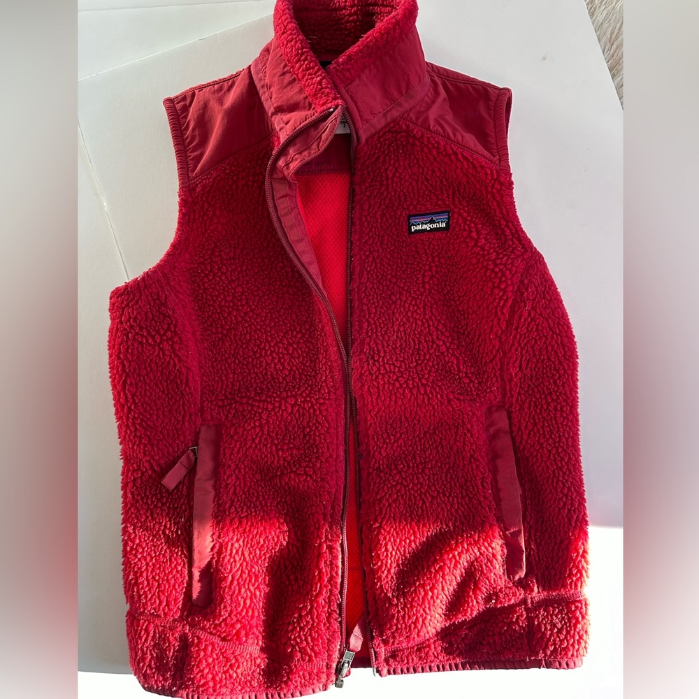 Patagonia Women’s Cherry Red Fleece Vest